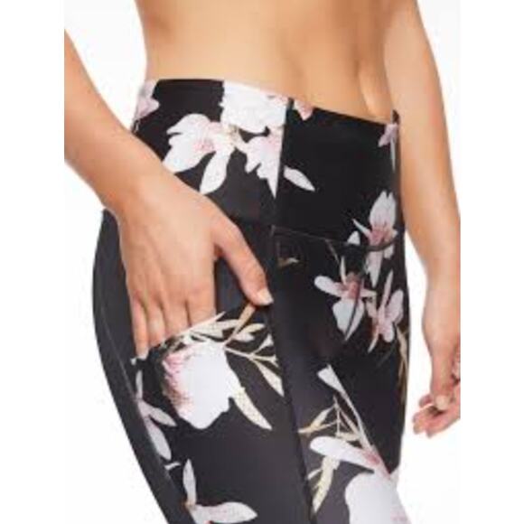 Athleta Stash Pocket Floral Salutation Tight, Small - Picture 3 of 10